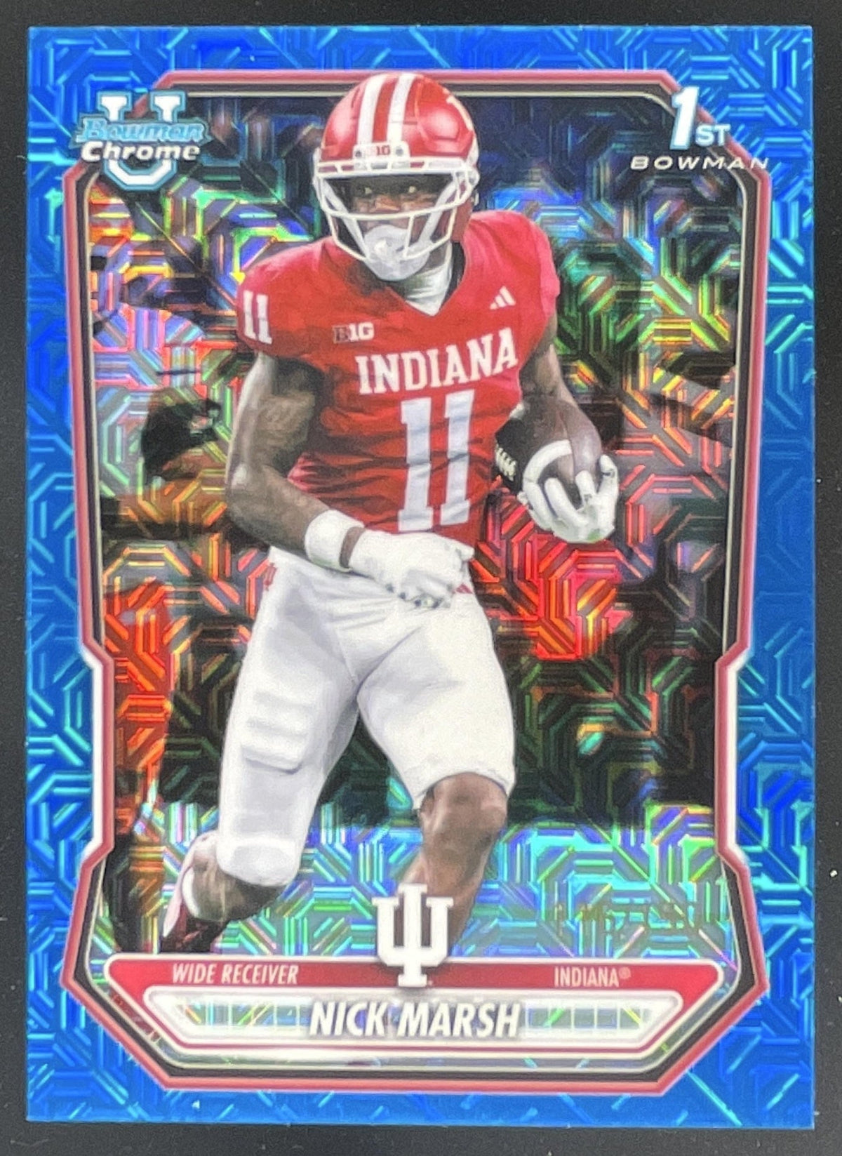 2026 Bowman Chrome Prospects Blue Mojo Refractor #BCP-195 Nick Marsh RC /150 product image 1, provided for visual reference