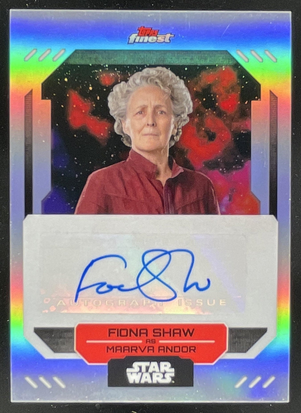 2023 Topps Finest Star Wars Finest Autographs #FA-FS Fiona Shaw Autograph Auto product image 1, provided for visual