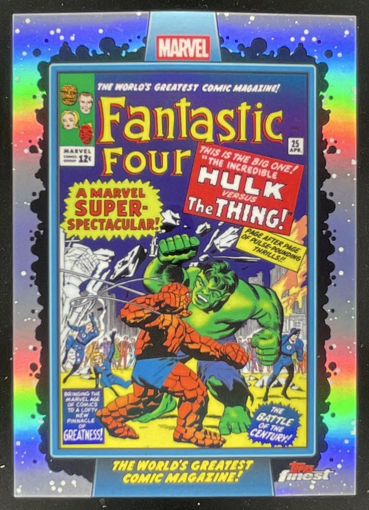 2026 Topps Marvel Finest The Fantastic Four World's Greatest Comic Magazine #25 product image 1, provided for visual