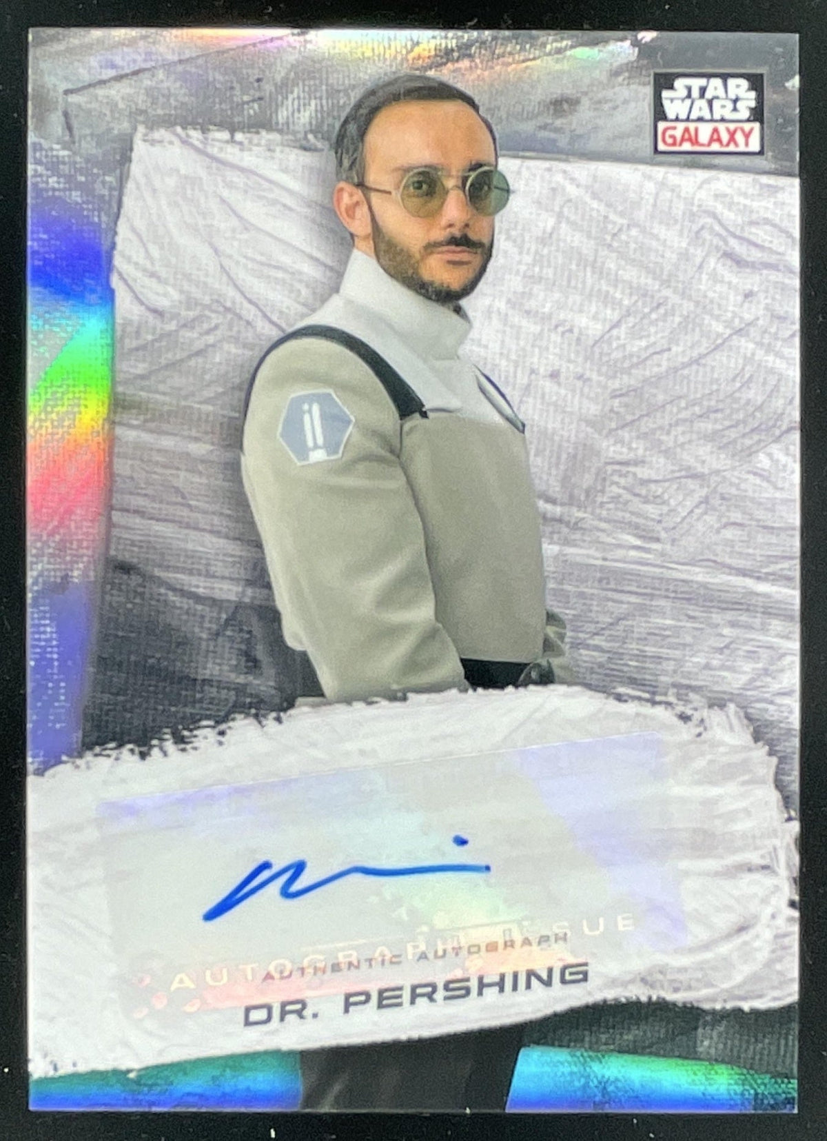 2021 Topps Chrome Star Wars Galaxy Autograph #GA-OA Omid Abtahi Auto product image 1, provided for visual reference and