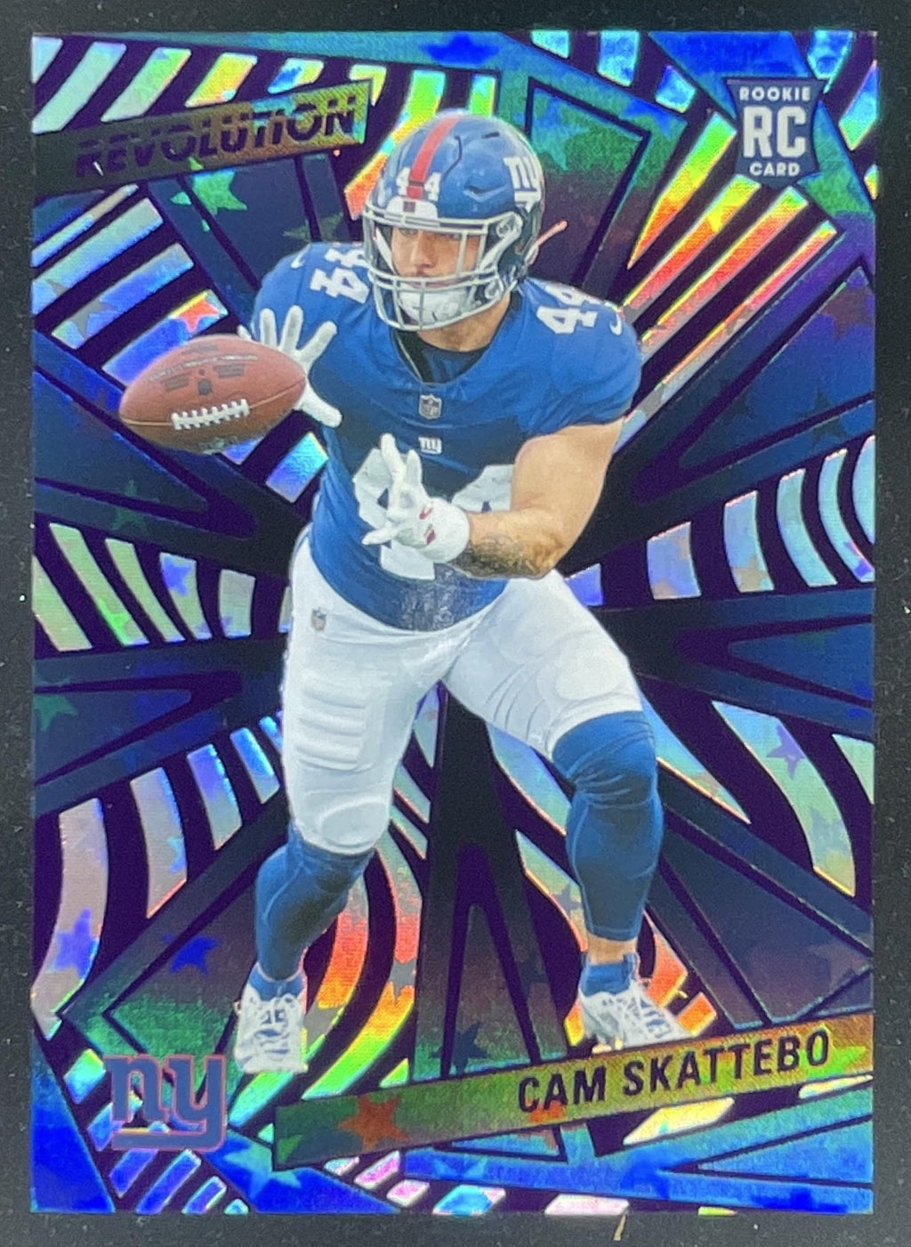 2025 Panini Revolution Rookies Purple Astro #207 Cam Skattebo RC /199 product image 1, provided for visual reference and