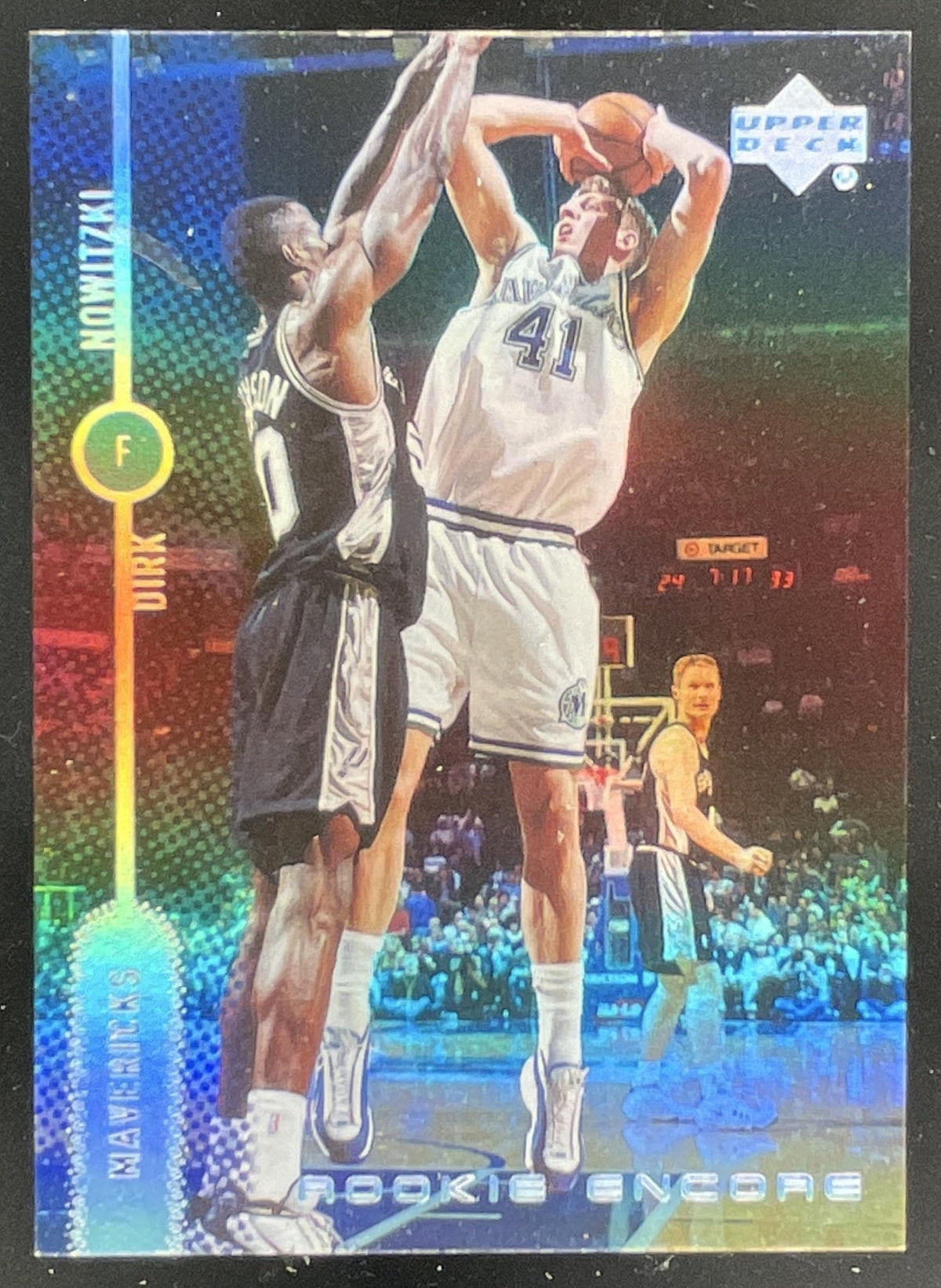 1998-99 Upper Deck Encore Rookie Encore #RE7 Dirk Nowitzki RC product image 1, provided for visual reference and product