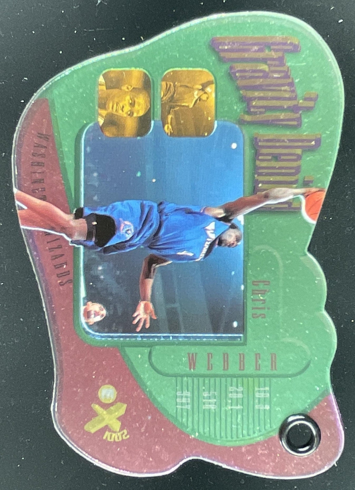 1997-98 Skybox E-X2001 Gravity Denied #20GD Chris Webber product image 1, provided for visual reference and product detail