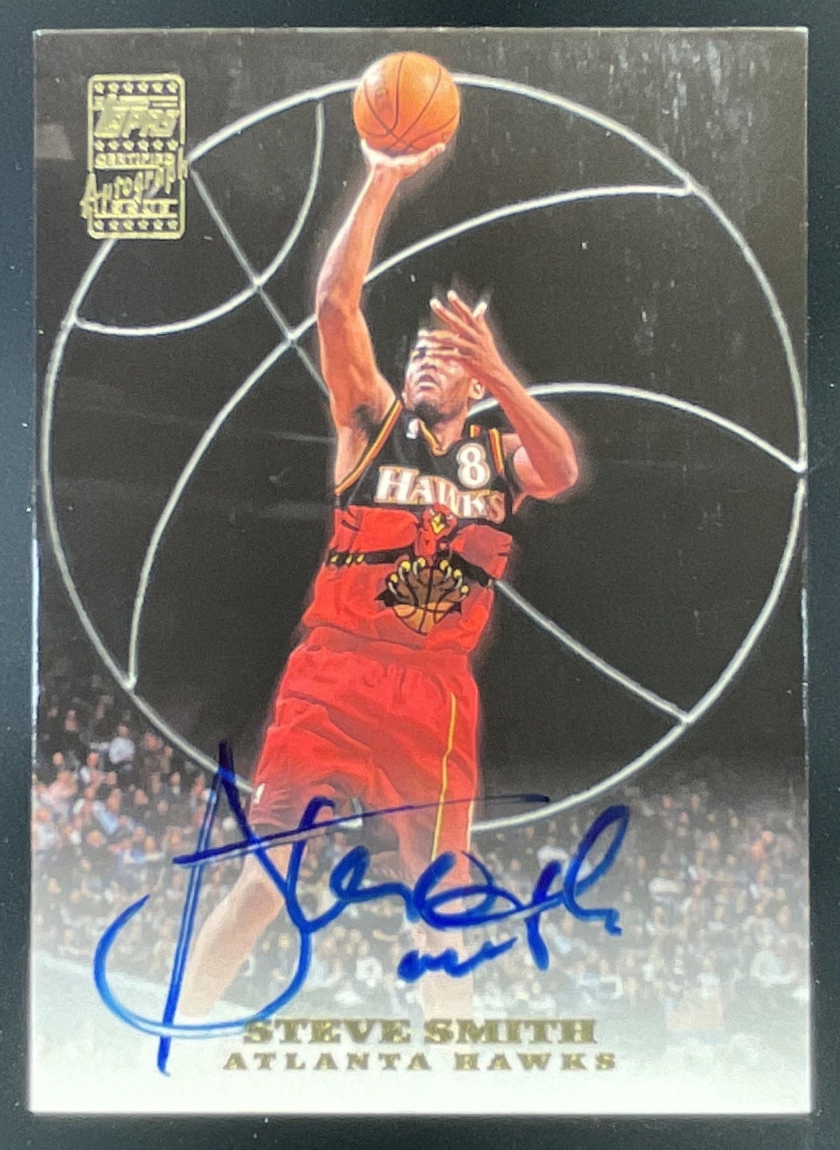 1999-00 Topps Autographs #SS Steve Smith Auto product image 1, provided for visual reference and product detail review