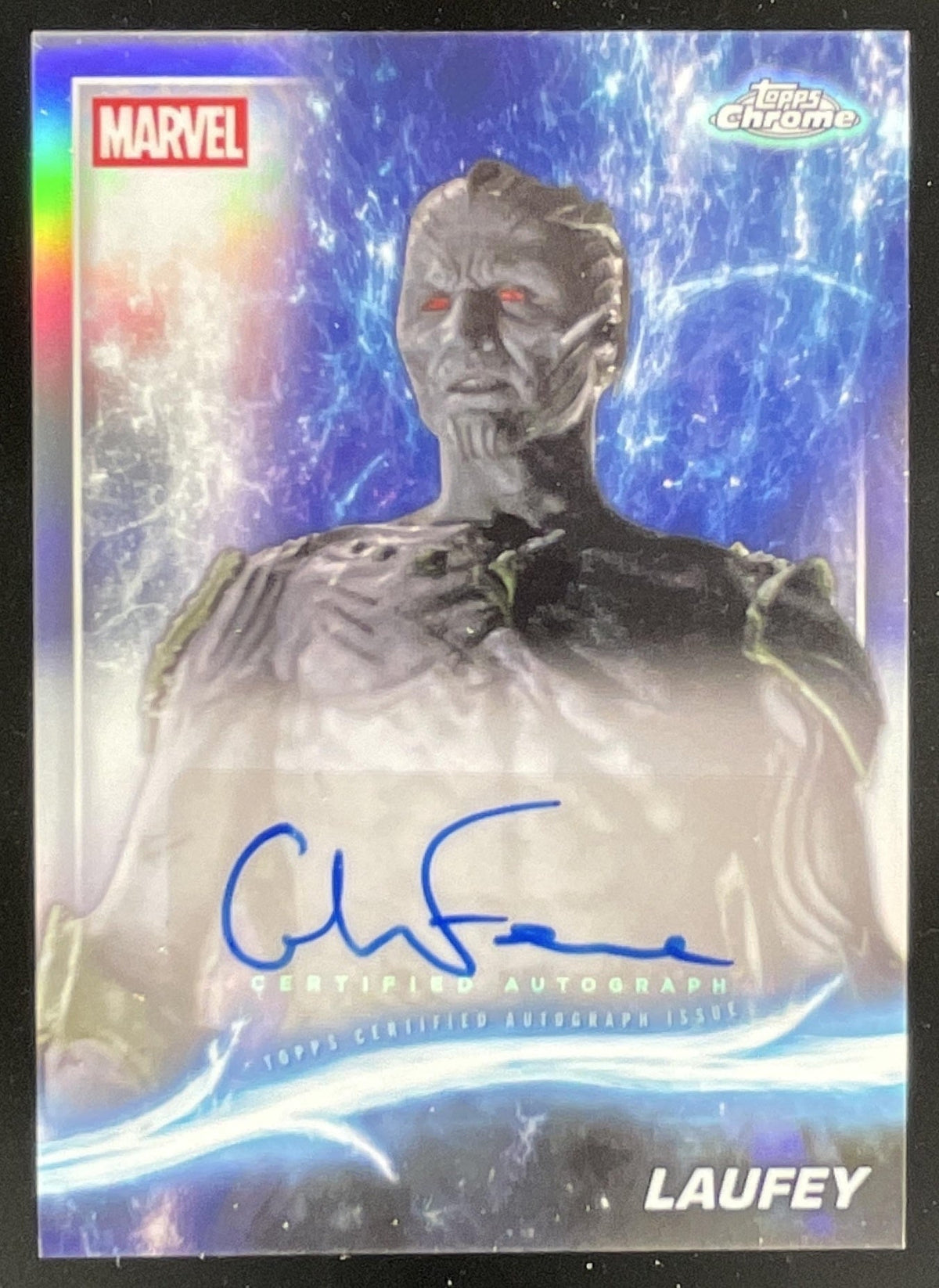 2025 Topps Chrome Marvel Studios Autograph #AA-CF Colm Feore as Laufey Auto product image 1, provided for visual reference