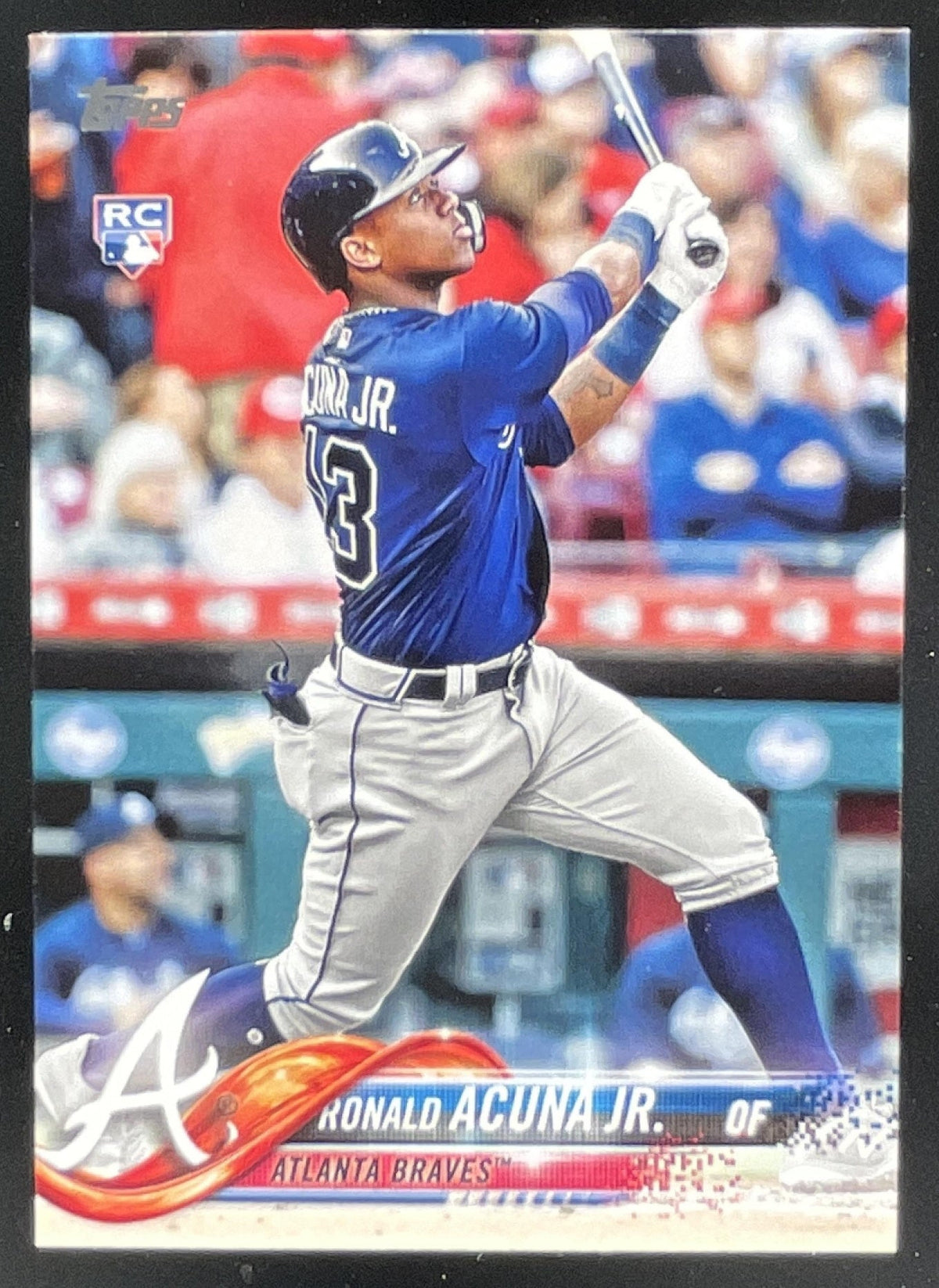 2018 Topps Update #US250a Ronald Acuna Jr. RC product image 1, provided for visual reference and product detail review