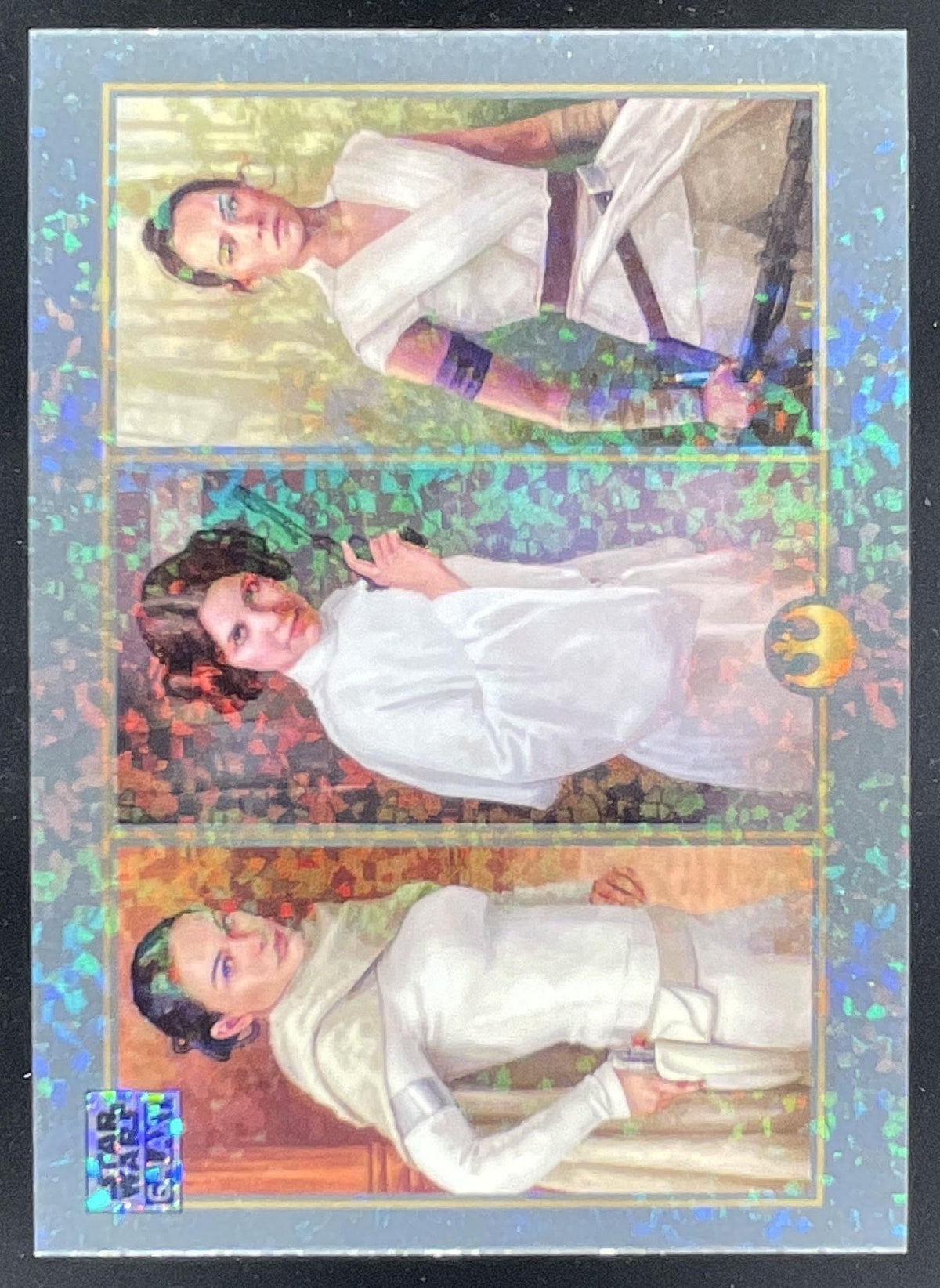 2025 Topps Chrome Star Wars Galaxy Mini-Diamond #100 Throughout the Ages product image 1, provided for visual reference and