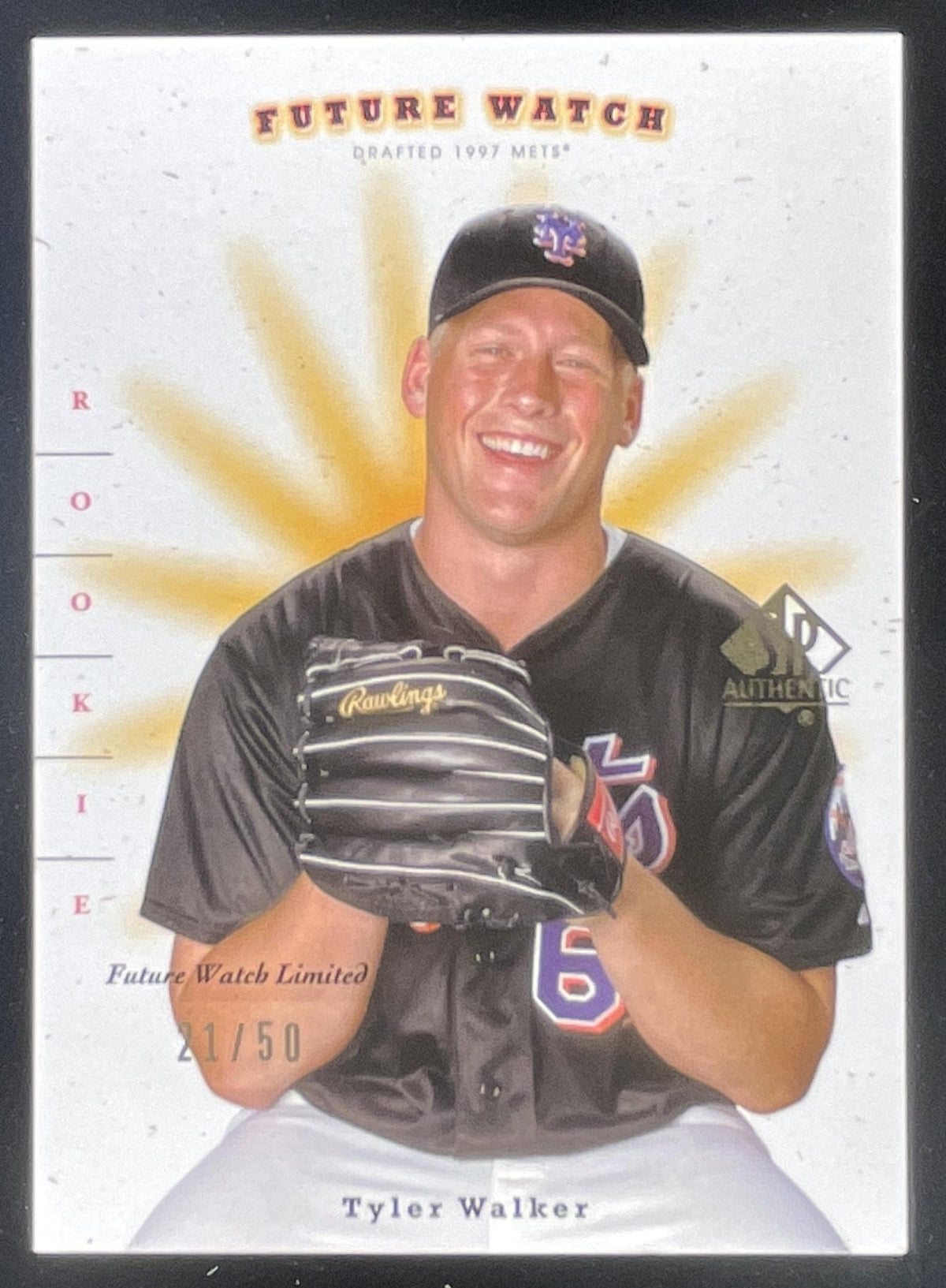 2001 SP Authentic Limited #107 Tyler Walker RC Future Watch /50 product image 1, provided for visual reference and product