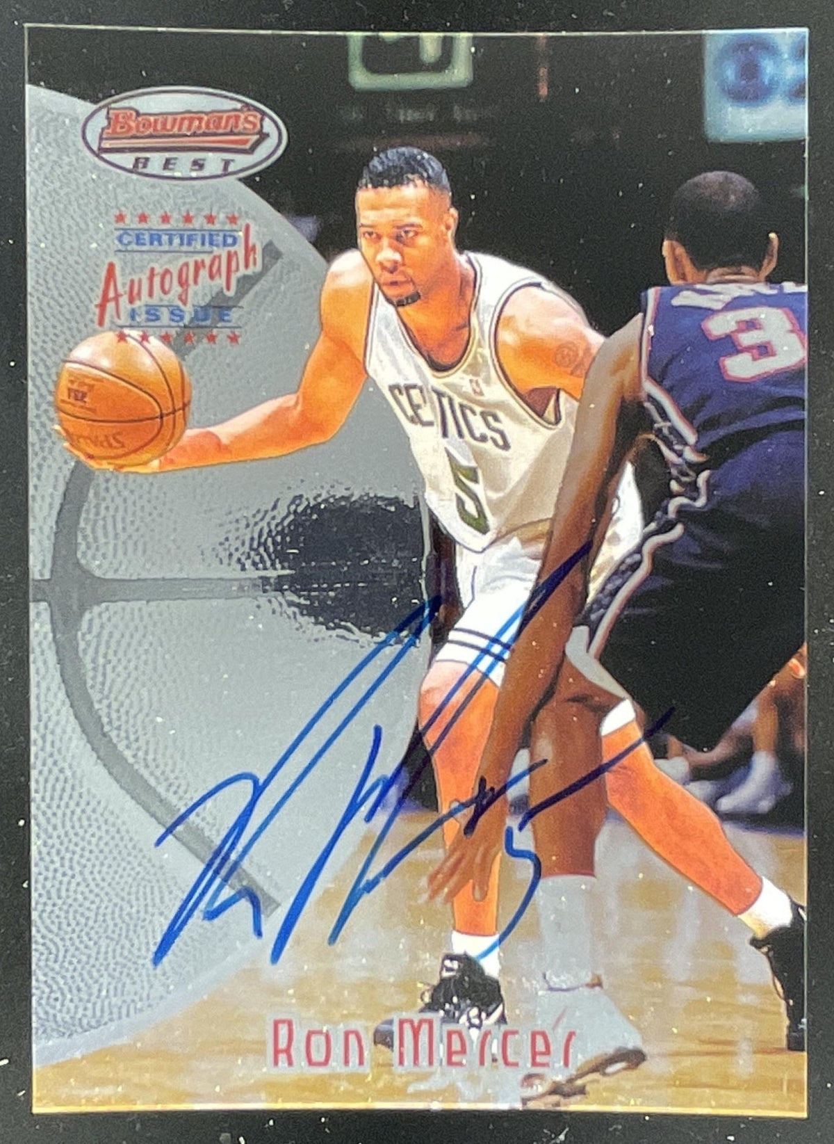 1997-98 Bowman 's Best Autographs #123 Ron Mercer RC Auto product image 1, provided for visual reference and product detail