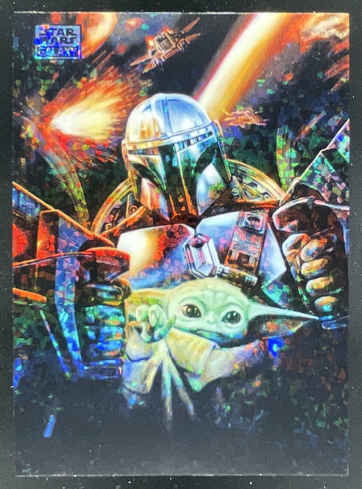 2026 Topps Chrome Star Wars Galaxy Mini-Diamond #1 The Mandalorian's Escape product image 1, provided for visual reference