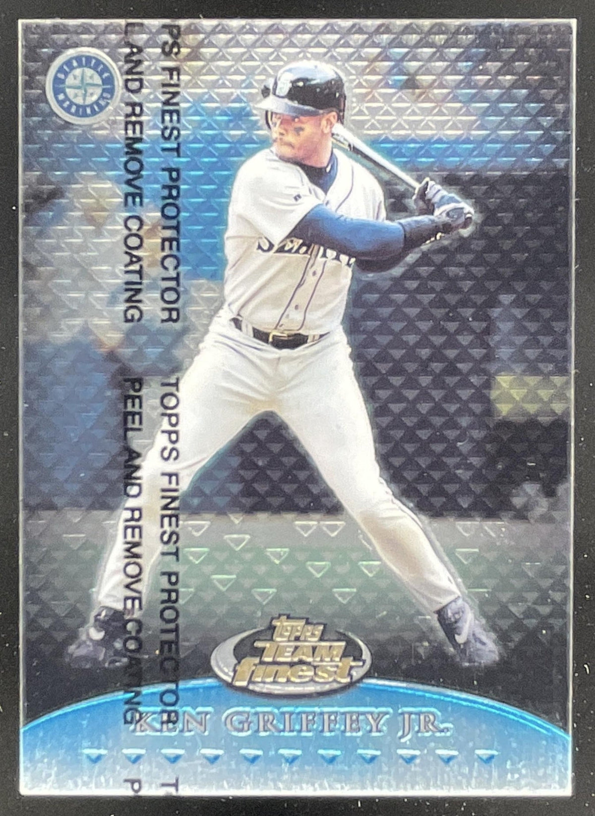 1999 Topps Finest Team Finest Blue #TF12 Ken Griffey Jr./1500 product image 1, provided for visual reference and product