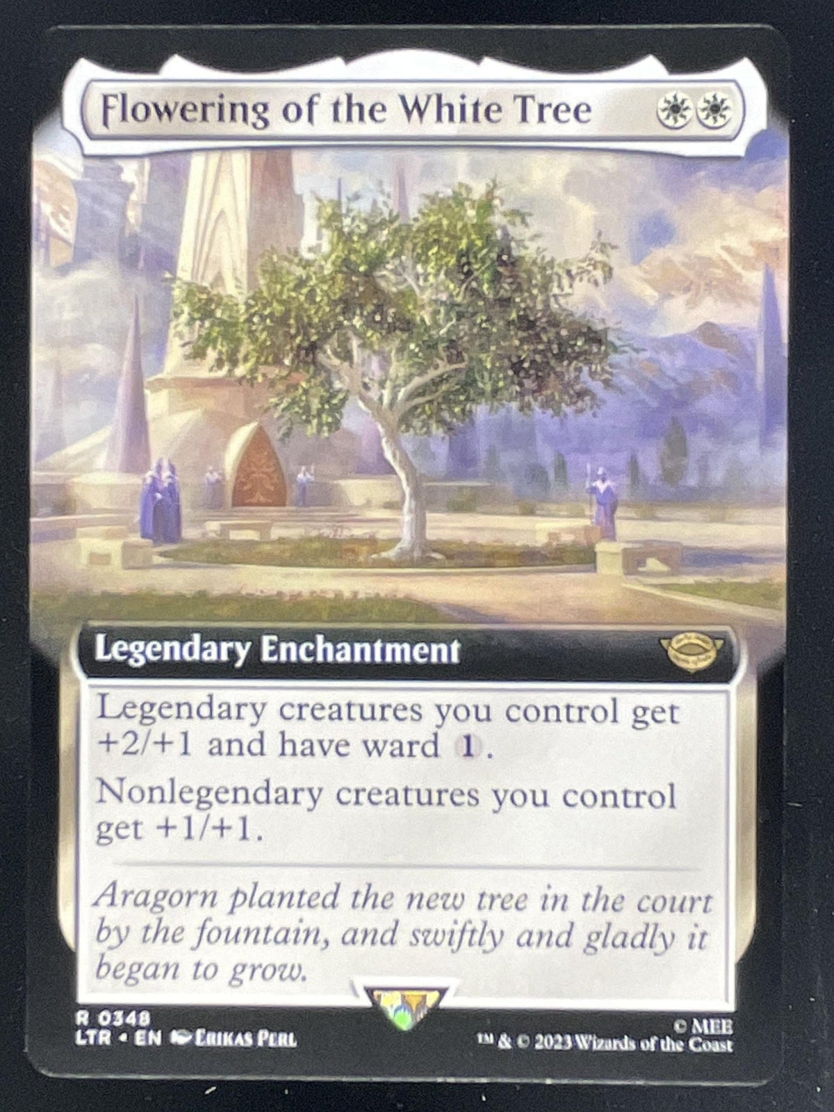 2023 Magic Gathering The Lord of the Rings Foil #348 Flowering of the White Tree product image 1, provided for visual