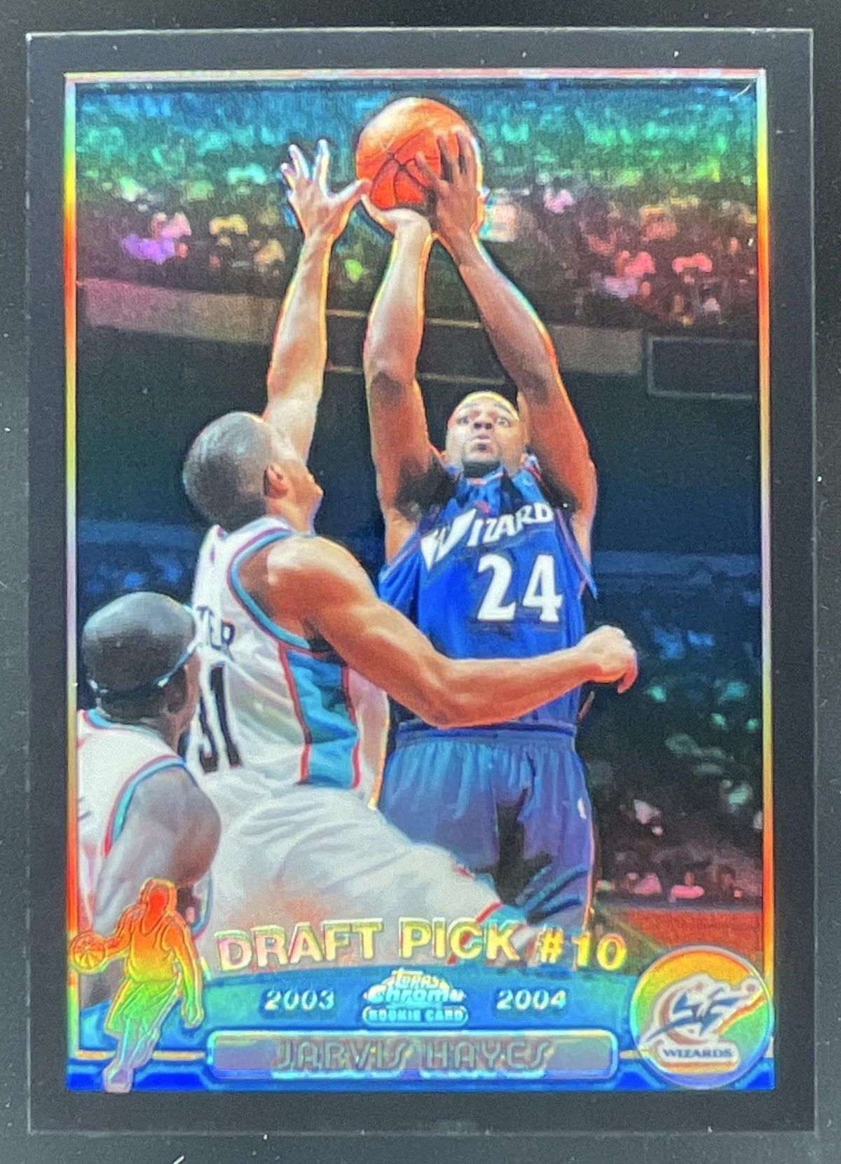 2003-04 Topps Chrome Refractors Black #120 Jarvis Hayes RC /500 product image 1, provided for visual reference and product