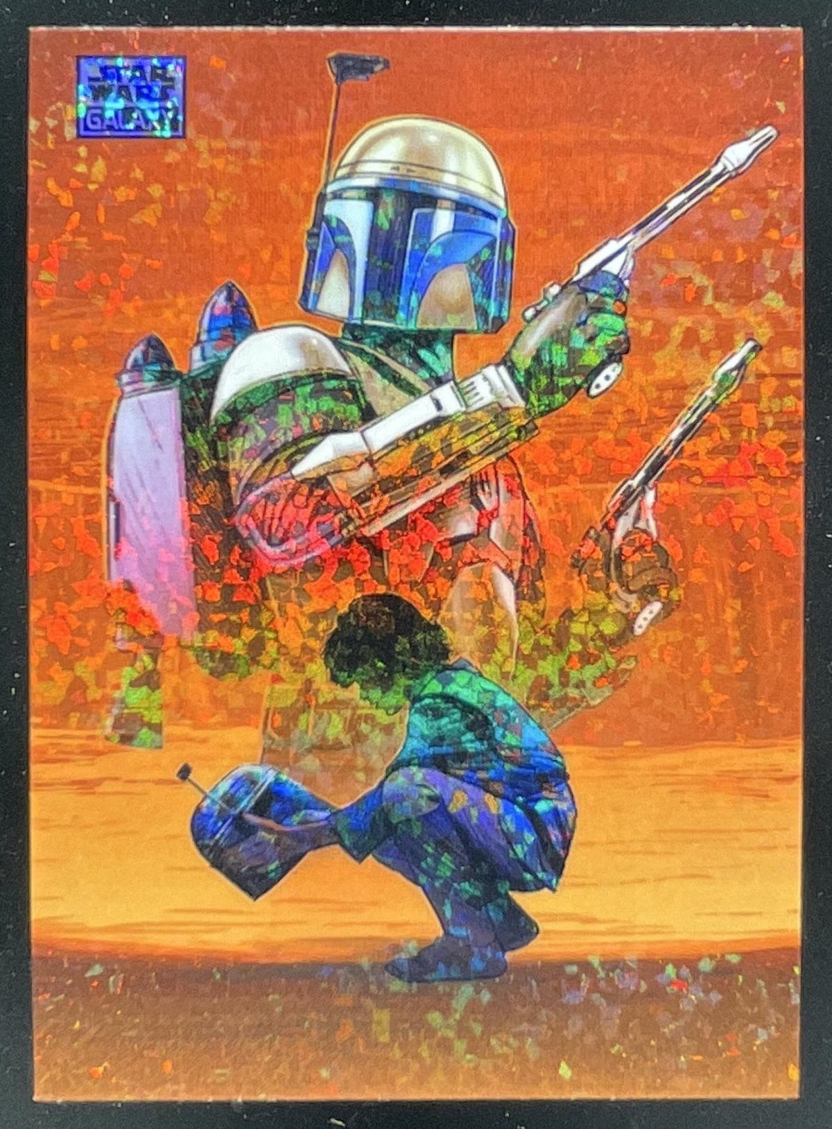 2026 Topps Chrome Star Wars Galaxy Mini-Diamond #20 Jango Fett's Legacy product image 1, provided for visual reference and