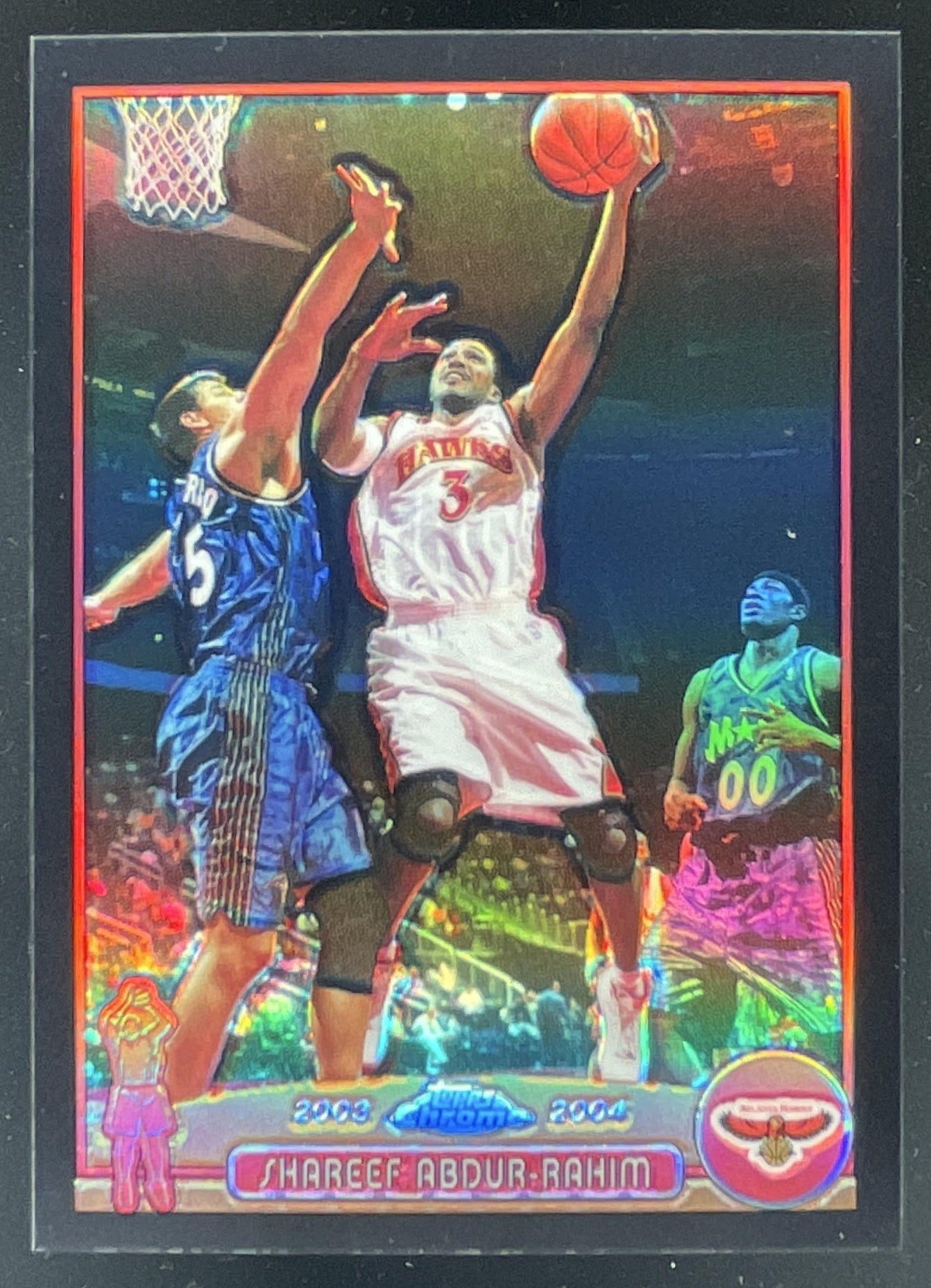 2003-04 Topps Chrome Refractors Black #82 Shareef Abdur-Rahim /500 product image 1, provided for visual reference and