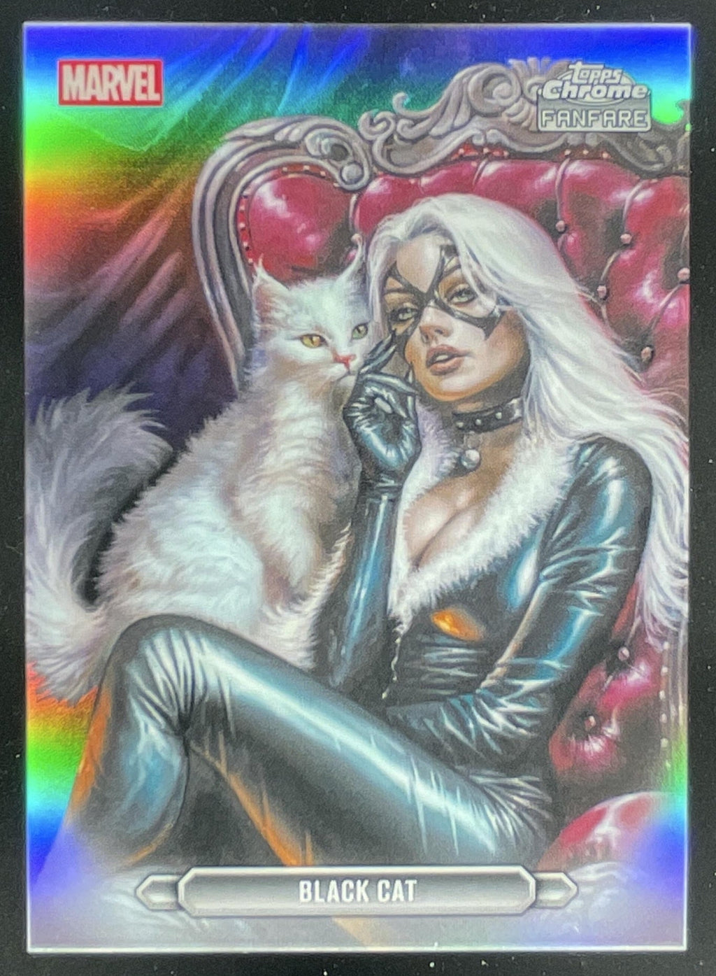 2026 Topps Chrome Marvel Comics Fanfare #FF-03 Black Cat product image 1, provided for visual reference and product detail