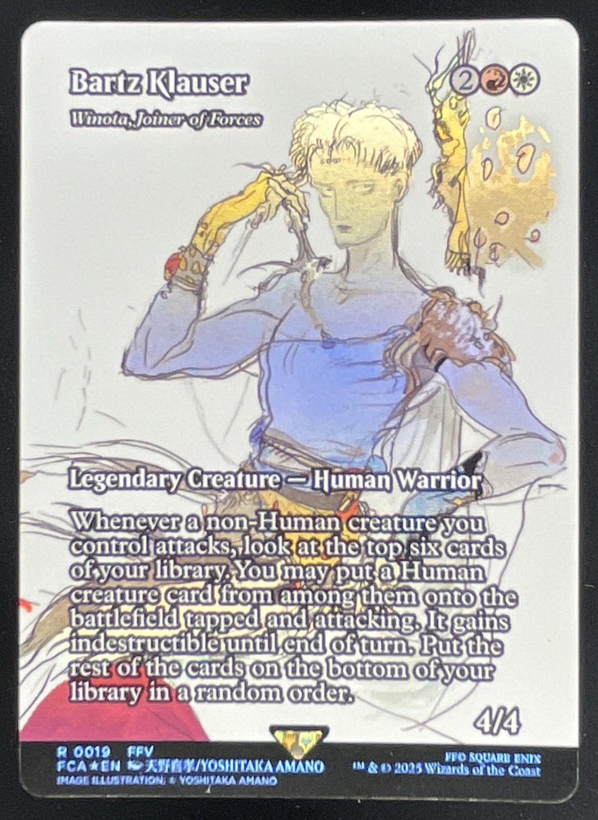 Magic The Gathering Bartz Klauser - Winota, Joiner Forces Showcase FINAL FANTASY product image 1, provided for visual