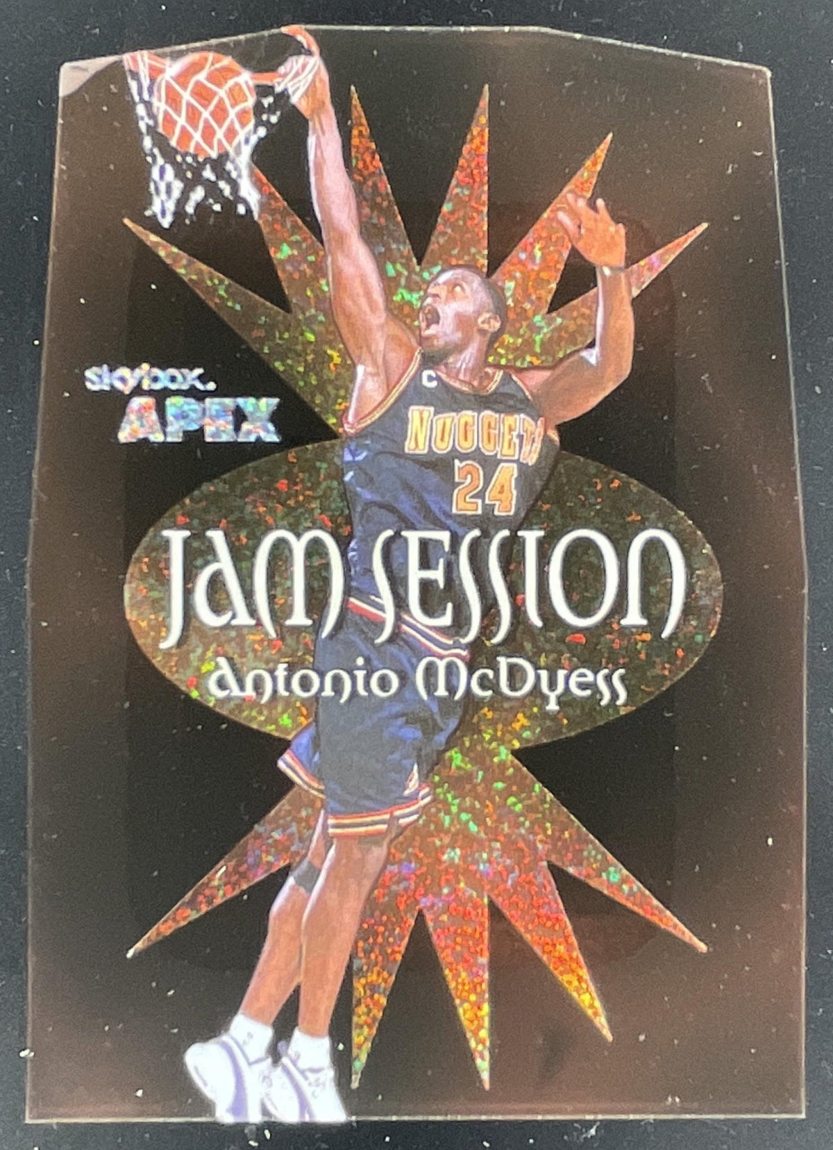 1999-00 Skybox Apex Jam Session #8 JS Antonio McDyess product image 1, provided for visual reference and product detail