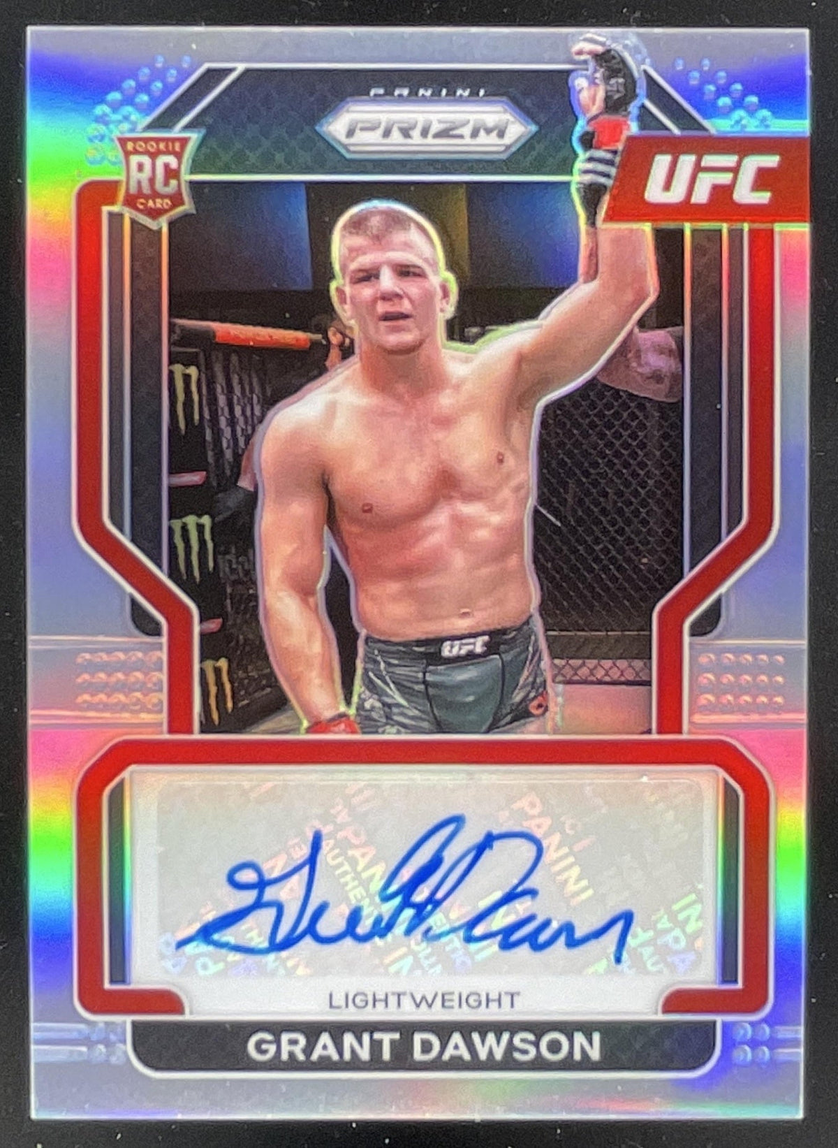 2022 Panini Prizm UFC Signatures Silver Prizm #SG-GDW Grant Dawson RC Auto product image 1, provided for visual reference