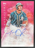 2017 Topps Inception Magenta #129 Matt Olson Autograph RC Auto /99 product image 1, provided for visual reference and