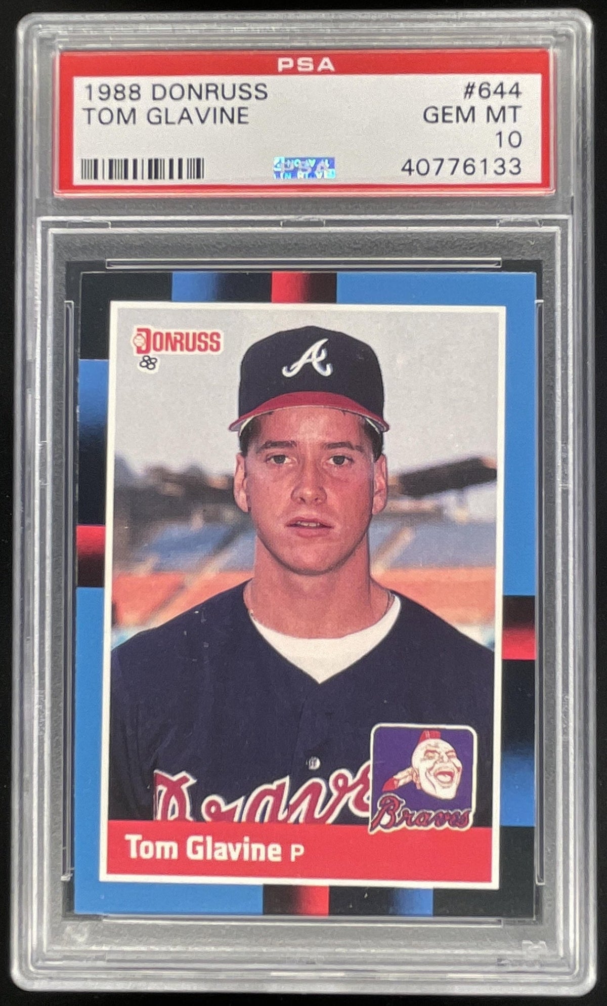 1988 Donruss #644 Tom Glavine RC PSA 10 product image 1, provided for visual reference and product detail review
