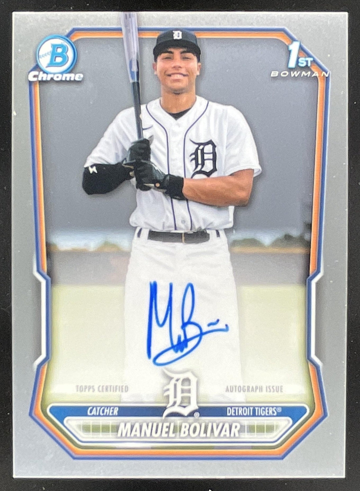 2026 Bowman Chrome Prospects Autograph #CPA-MB Manuel Bolivar RC Auto product image 1, provided for visual reference and