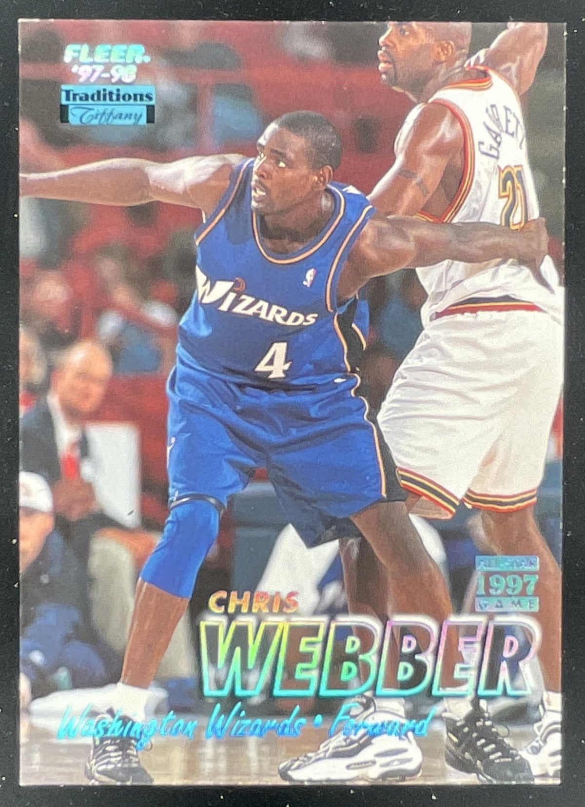 1997-98 Fleer Traditions Tiffany #290 Chris Webber product image 1, provided for visual reference and product detail review