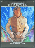 2024 Topps Star Wars Masterwork Blue #50 Luke Skywalker product image 1, provided for visual reference and product detail
