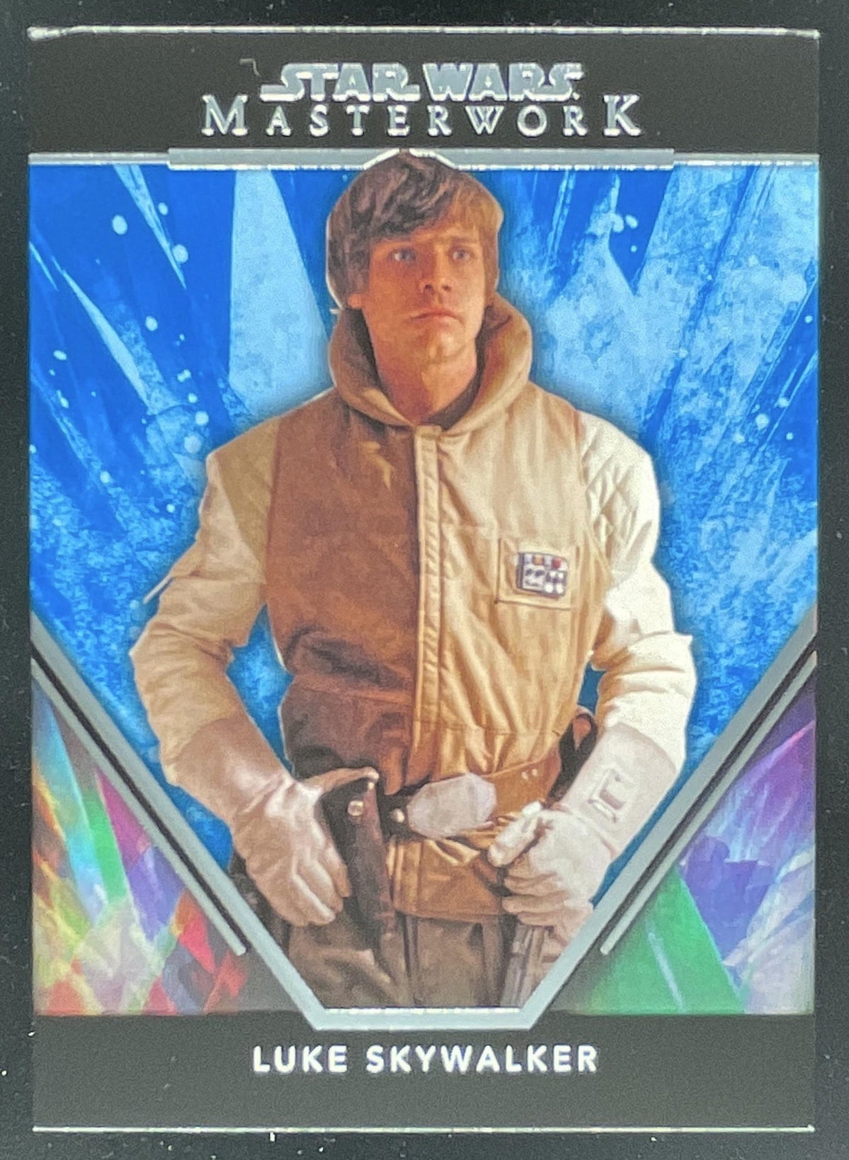2024 Topps Star Wars Masterwork Blue #50 Luke Skywalker product image 1, provided for visual reference and product detail