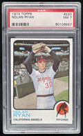 1973 Topps - #220 Nolan Ryan PSA 7 product image 1, provided for visual reference and product detail review