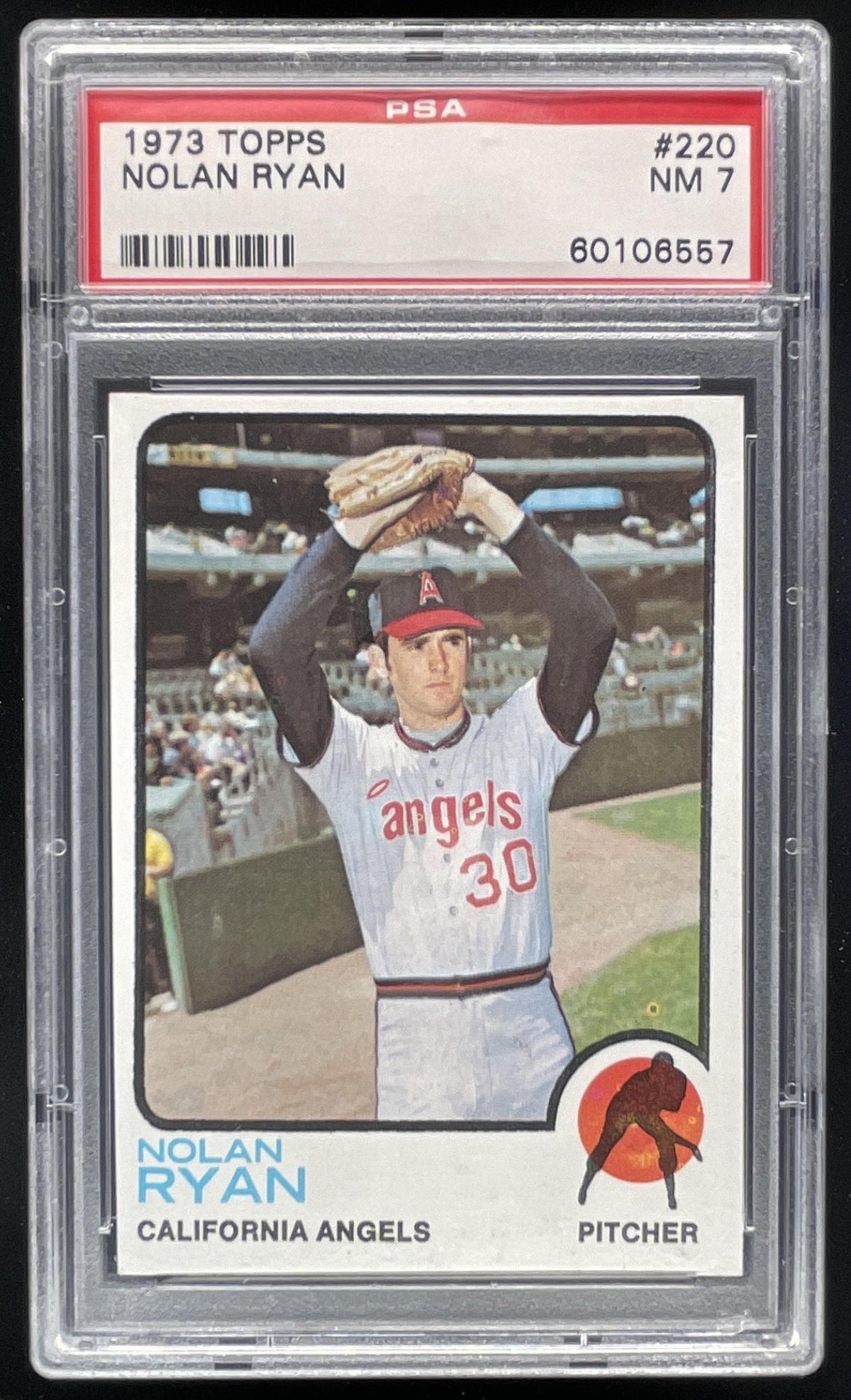 1973 Topps - #220 Nolan Ryan PSA 7 product image 1, provided for visual reference and product detail review