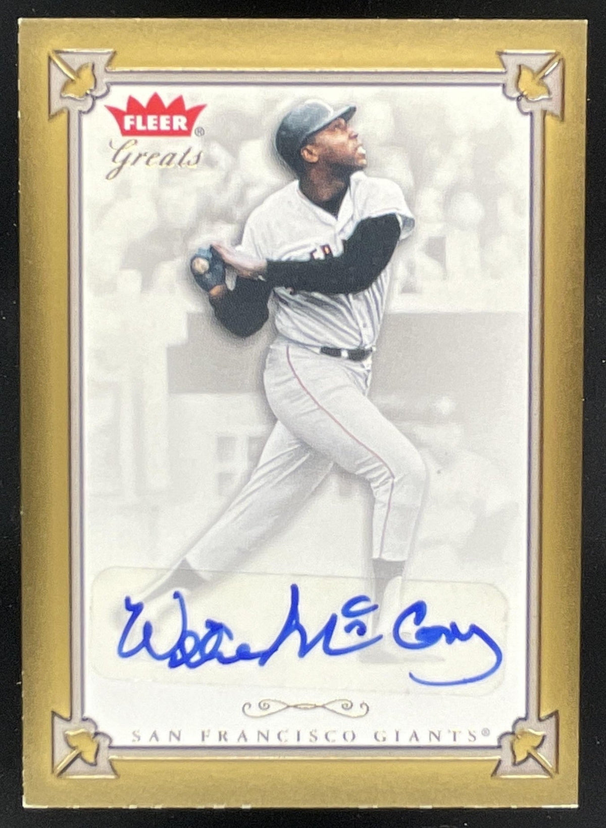 2004 Fleer Greats of the Game Autographs #GBA-WM Willie McCovey Auto product image 1, provided for visual reference and