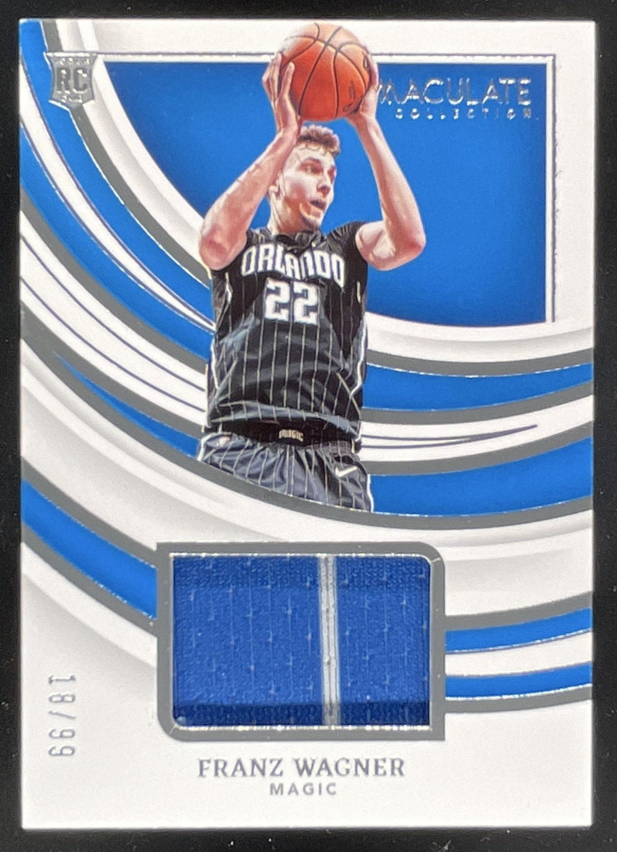 2021-22 Immaculate Collection Remarkable Rookie Jerseys #FW Franz Wagner RC /99 product image 1, provided for visual