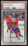 2025-26 Upper Deck Series 1 #205 Ivan Demidov Young Guns RC PSA 9 product image 1, provided for visual reference and product
