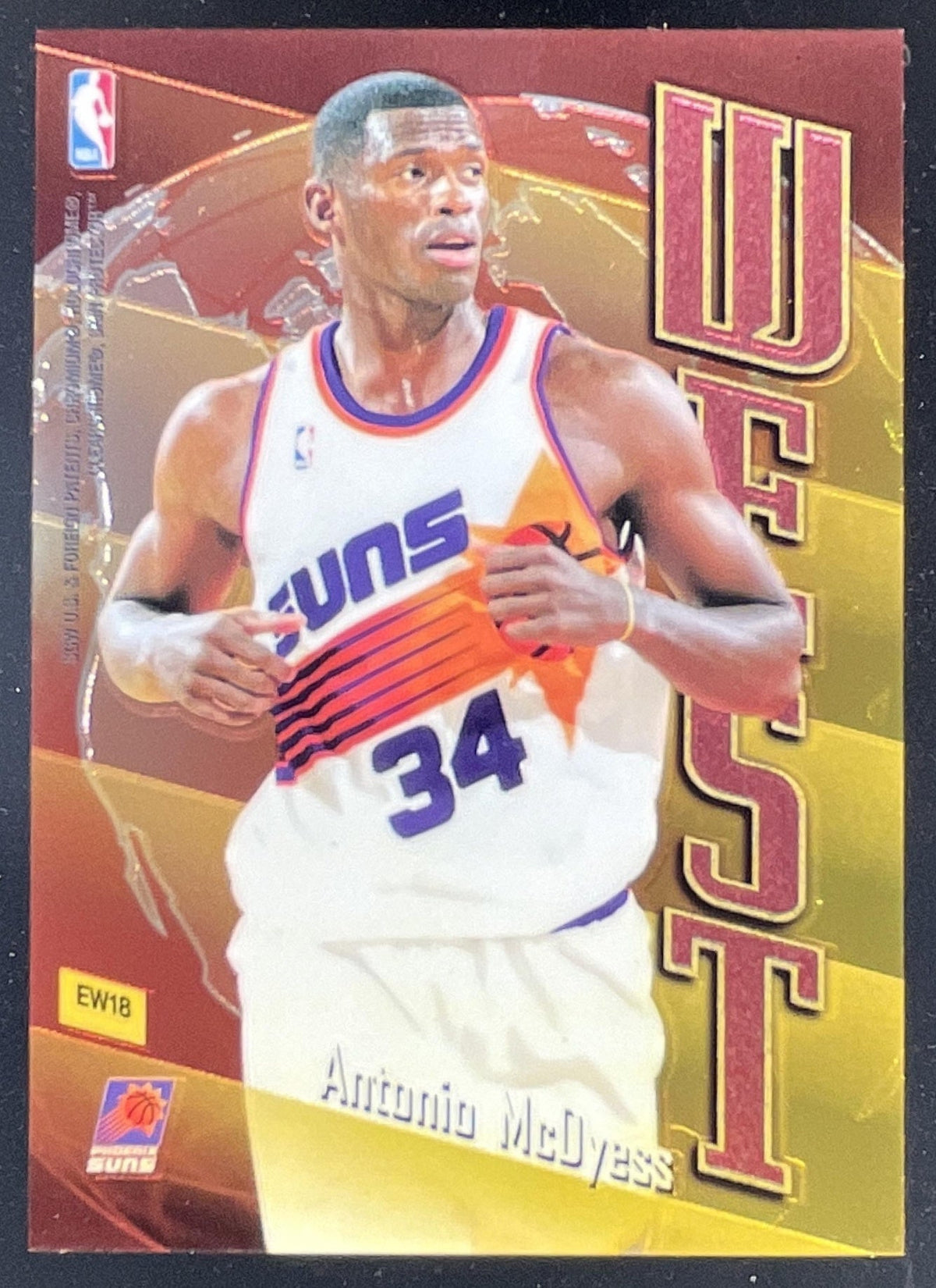 1998-99 Topps East/West #EW18 Tim Thomas Antonio McDyess product image 1, provided for visual reference and product detail