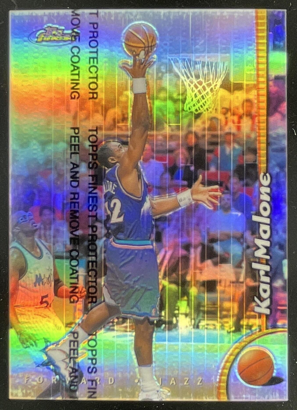 1998-99 Topps Finest #210 Karl Malone product image 1, provided for visual reference and product detail review