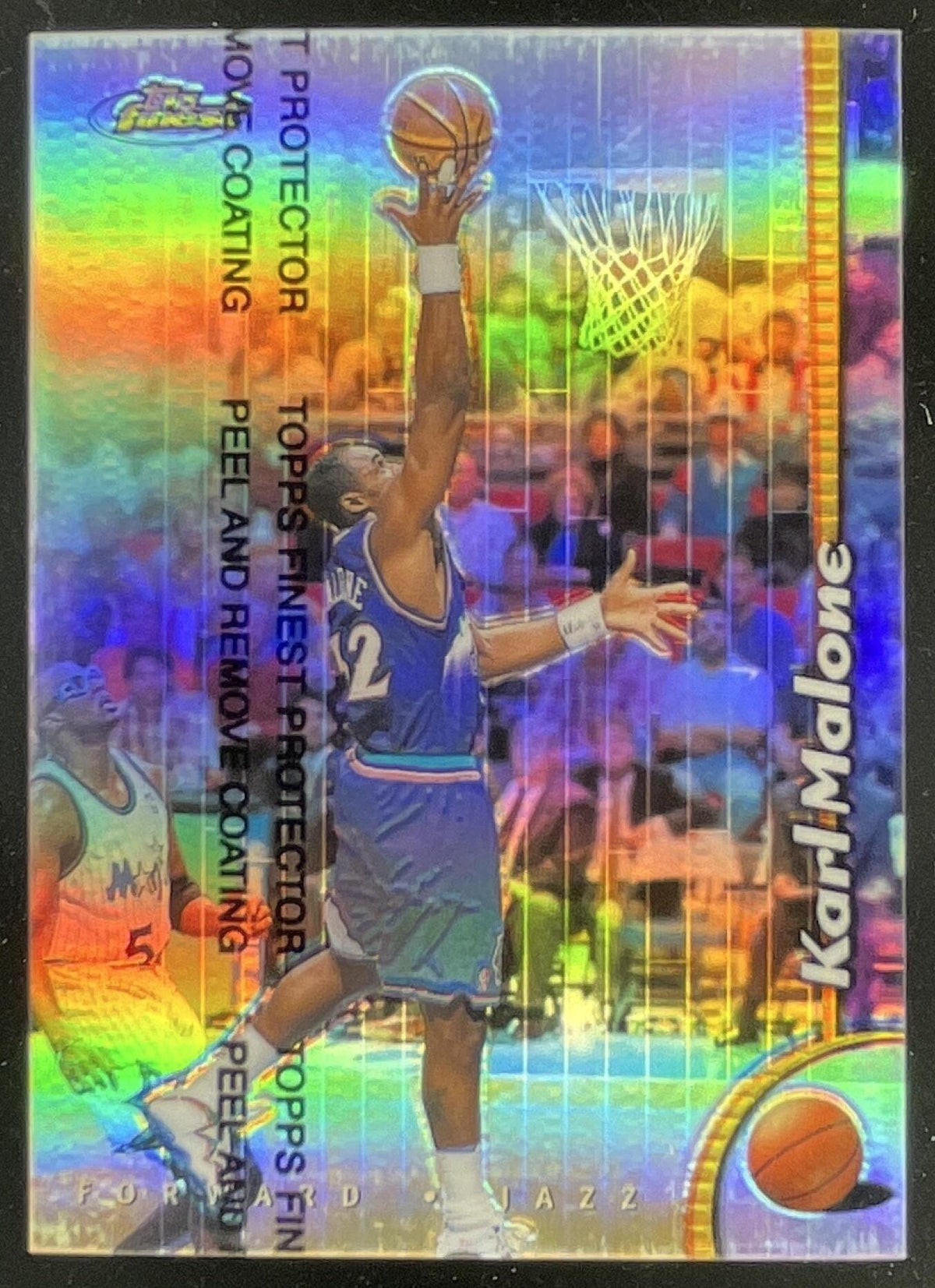 1998-99 Topps Finest #210 Karl Malone product image 1, provided for visual reference and product detail review