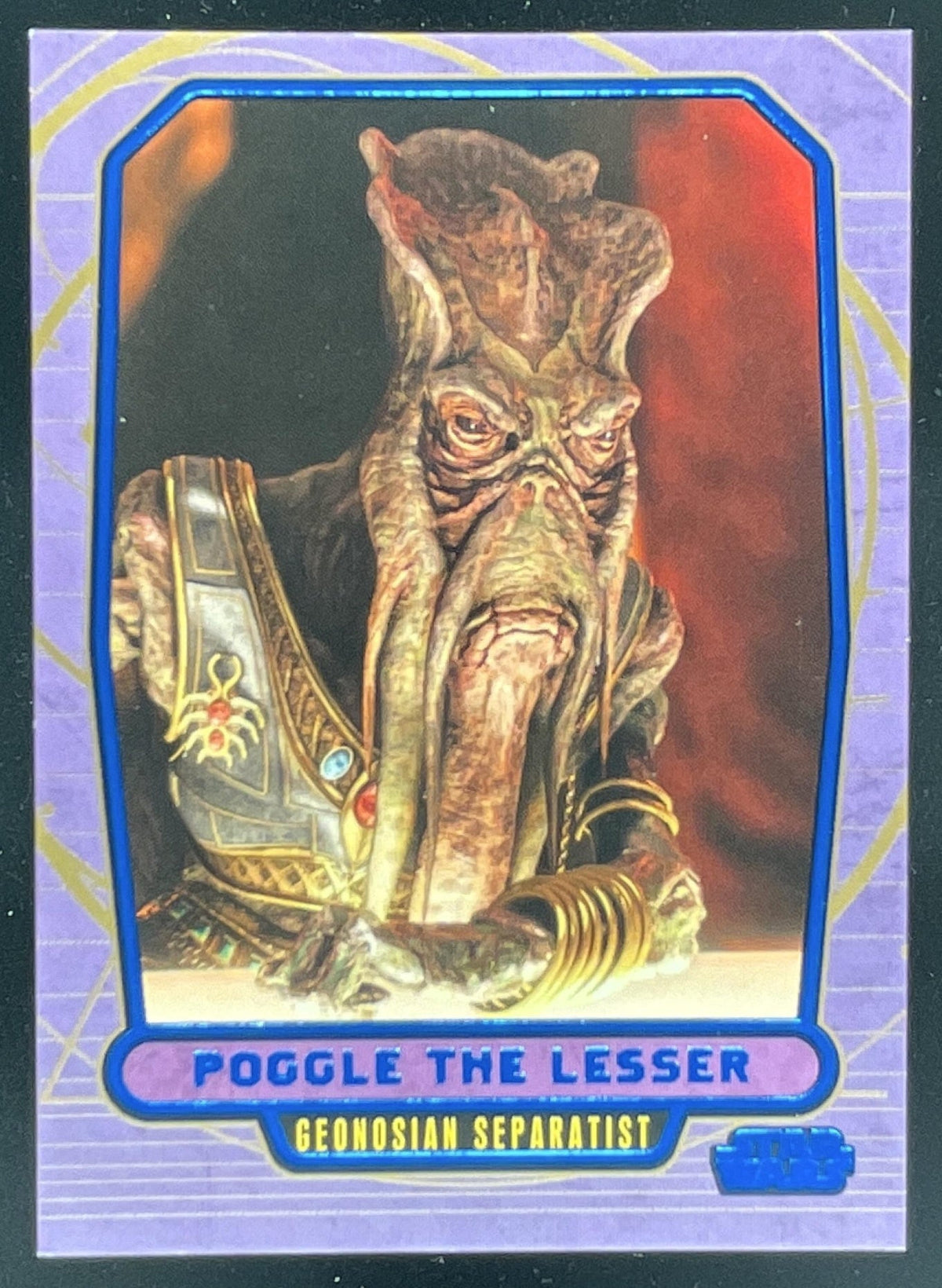 2012 Star Wars Galactic Files Blue #57 Poggle The Lesser /350 product image 1, provided for visual reference and product