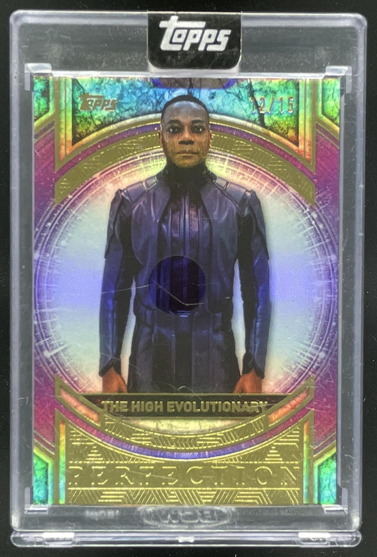 2025 Topps Marvel Collector Marvel Perfection Purple The High Evolutionary /15 product image 1, provided for visual