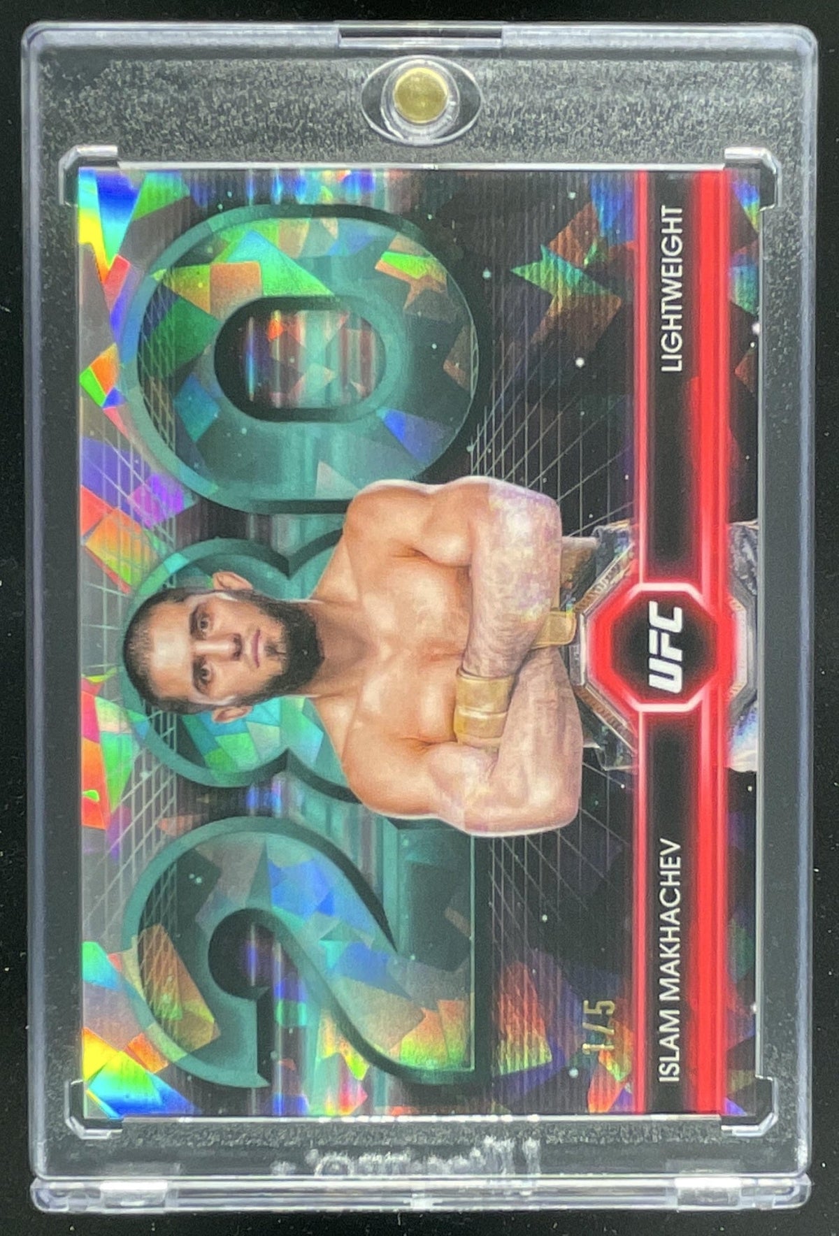 2025 Topps UFC Midnight Greetings From Daybreak #GF-17 Islam Makhachev /5 product image 1, provided for visual reference and