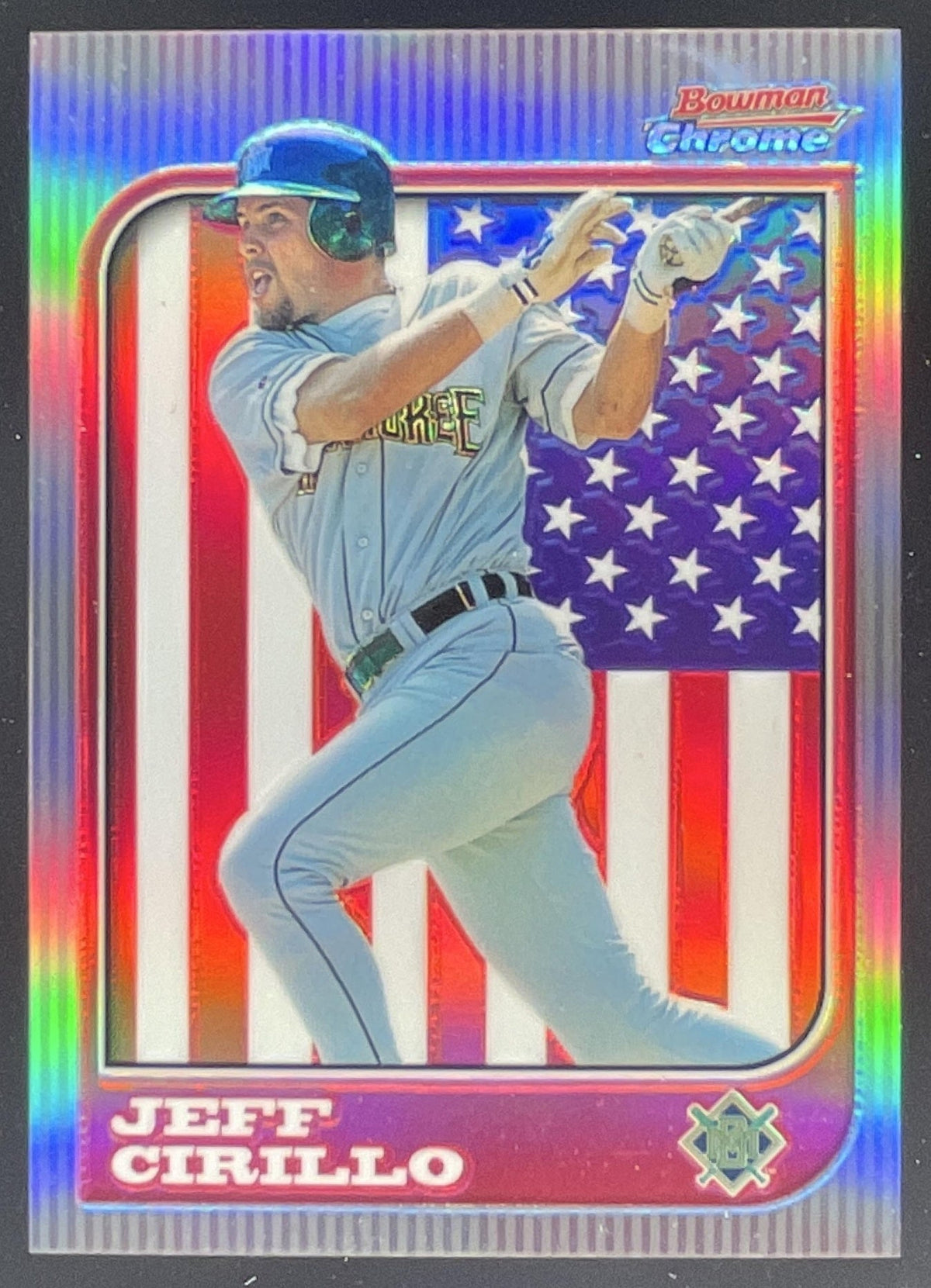 1997 Bowman Chrome International Refractors #27 Jeff Cirillo product image 1, provided for visual reference and product