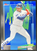 2026 Topps Finest Blue Refractor #18 Juan Soto /150 product image 1, provided for visual reference and product detail review