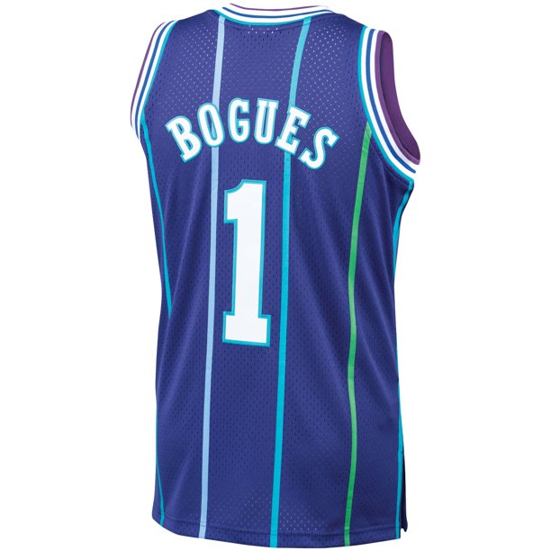 Charlotte Hornets Muggsy Bogues Mitchell & Ness Purple product image 3