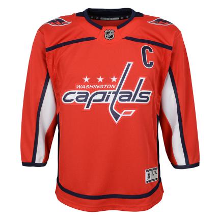 Alexander Ovechkin Washington Capitals NHL Outerstuff Youth Red Premier Jersey product image 2, provided for visual
