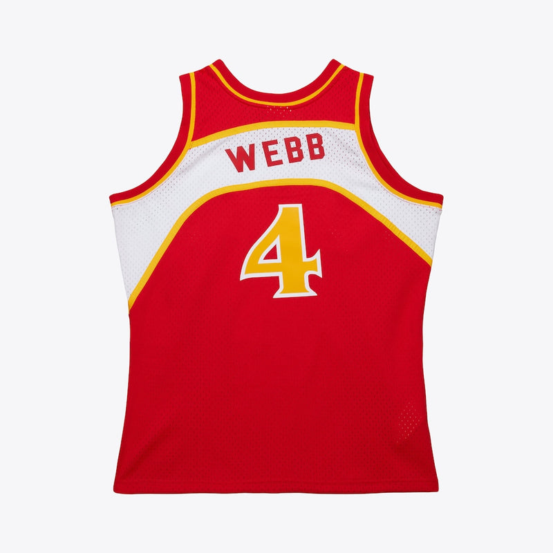 Atlanta Hawks Swingman Jersey Road Spud Webb 1986 87 product image 2