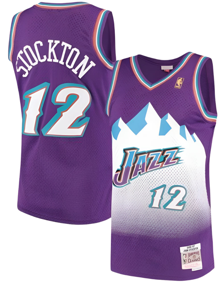 Men's Mitchell & Ness John Stockton Utah Jazz Purple product image 1
