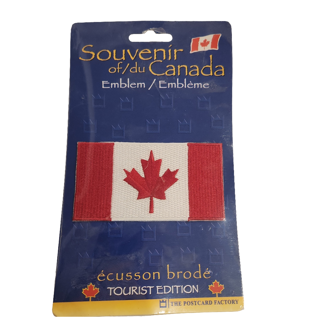 Postcard Factory Embroidered Crest Flag product image 1, provided for visual reference and product detail review