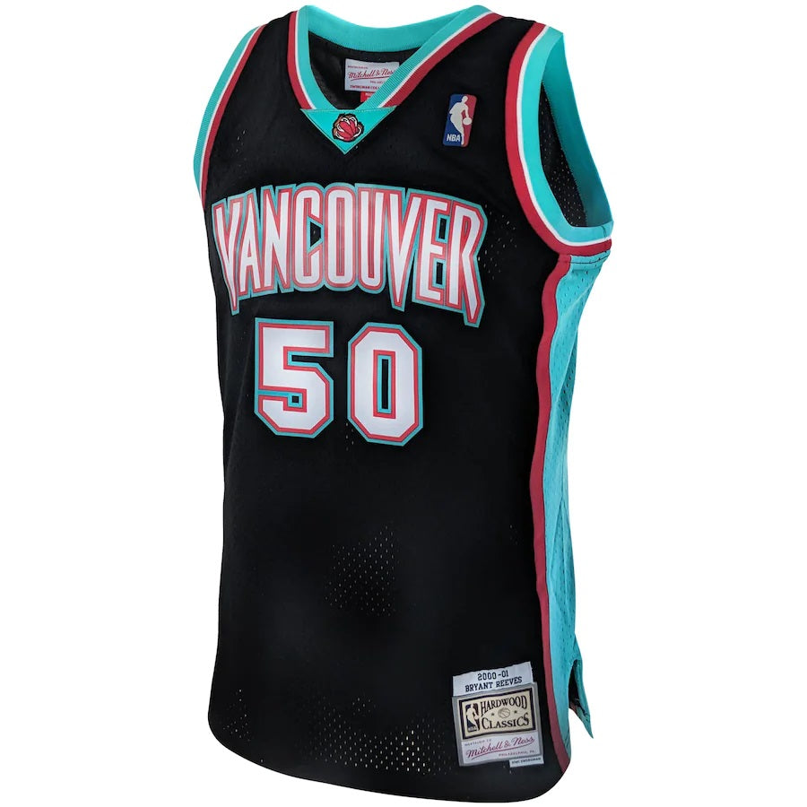 Bryant Reeves Vancouver Grizzlies NBA Mitchell & Ness Men Black 2000-01 Hardwood Classics Swingman Jersey product image 2,