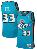 Men's Detroit Pistons Grant Hill Mitchell & Ness Teal product image 1