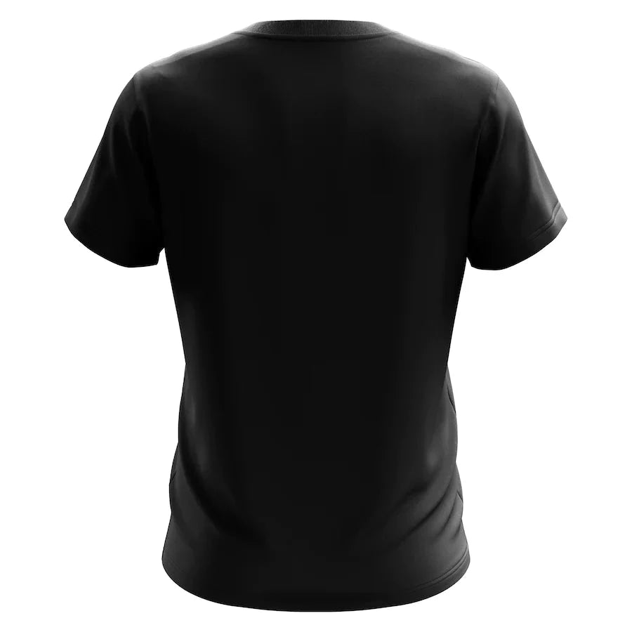 Calgary Flames NHL Mitchell & Ness Men Black Negative Space T-Shirt product image 3, provided for visual reference and